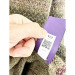 Ralph Lauren Intarsia-Knit Mockneck Sweater Wool Cashmere Hand Knit Sweater L Photo 7