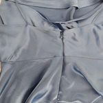 light blue silk prom dress Photo 6