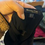 Massimo Dutti  Black Velour Pleated Camisole Top Photo 2