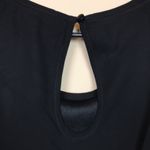 Venus Women’s Black Chiffon Overlay Top Looped Fringe Sleeveless Sheath Dress Photo 7