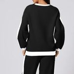 Black and White Tracksuit Set, Loose Fit Size undefined Photo 3