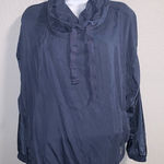 Free People  Movement Dusty Blue Windbreaker Pullover Photo 0