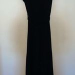 Windsor  Black Short Sleeve Maxi Jumpsuit with Tie Size XS Photo 0