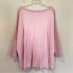 Lilly Pulitzer Cobo Sweater Women's Large Heathered Pink Tropics Tint Boat Neck Photo 5