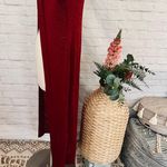 Boutique Wine Red Maxi Cardigan Photo 5