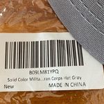 Military style cap Gray Adjustable NWOT Photo 3