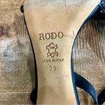 Rodo Women’s Rhinestone Strappy High Heels Black Size 39 Used Evening Formal Photo 7