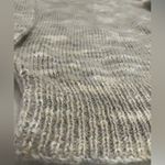 Women’s Mohair Silk Wool blend Loose Knit Mock neck Sweater Large Heather Ombre Photo 1