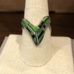Sterling Silver JAY KING DTR Green Turquoise  Ring Sz 10-1/4 Photo 1
