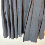 Talbots  Open Front Heather Gray Cotton‎ Rayon Cardigan Sweater Size XL Photo 2
