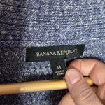 Banana Republic  East West Easy Navy open knit ribbed edge cardigan size M Photo 8
