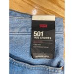 Levi's Jeans Shorts Womens 20W Blue Denim Distressed Casual Pockets Preppy B67 Photo 2