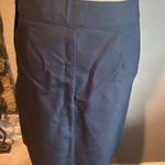 Ann Taylor Banana Republic Navy Button Up Skirt Photo 2