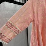 Ethnic by Outfitters embroidered eyelet floral dress top shirt M feminine Pink Size M Photo 13