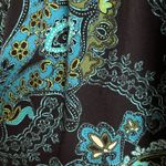 Apt. 9 Multi Color Floral Paisley Design Knit Top Photo 8