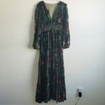 Baltic Born Mikla Maxi Dress Crushed Velvet Floral New Without Tags Photo 2