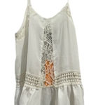 Collective Concepts  White Eyelit Smock detail cami top, NEW Photo 0