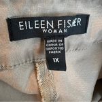 Eileen Fisher Woman Size 1X Khaki Tan Cropped Pants Tabbed Pant Legs Zip Close Photo 6