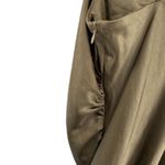 Molly green Satin Ruched Slip Dress Maxi Photo 6