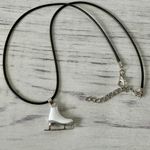 ⛸️ Ice Skate Charm Necklace White Photo 0