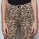 Good American  Jeans Good Waist Crop Zebra Print Size 8 - 29 Photo 3