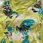Tek Gear  Lime Green Artisan Workout Tank XL Photo 3