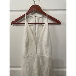 Lulus NWT  Romantic Message White Lace Racerback Sleeveless Midi Dress,XS Photo 4