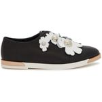 MIISTA LONDON Blanche‎ leather floral Loafers embellished size 37 size 6.5 Black Photo 10