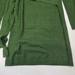 LPA  Sean Wrap Dress in Green Medium Photo 3