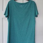 Tek Gear  | Heathered Blue V Neck Workout Shirt Photo 3