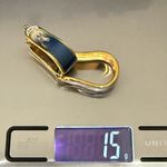 Rare DANBURY MINT Blue Enameled Horse Head Portrait Gold Photo 6