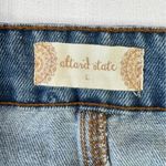 Altar'd State Altar’d State Medium Wash Denim Zip Front Mini Skirt Size Large Clubbing Twee Photo 5