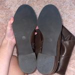 Banana Republic Brown Leather Zip Knee High Riding Boots Photo 6