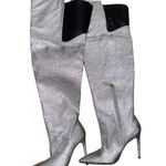 Good American Silver Over-the-Knee Boots Photo 2