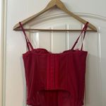 Urban Outfitters Out From Under Modern Love Corset Top In Red Size M Photo 2
