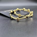 Coach  Signature Stone Hoop Earrings Photo 4