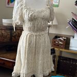 Lulus mini floral Dress With ruffle details size m Photo 3