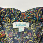 Sundance  Navy Printed Lightweight Cotton Wide Leg Lounge Pant S Photo 4