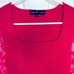 Almost Famous Juniors Square neck top puff sheer long sleeves medium Photo 8