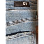 Kut From The Kloth ‎ Rachael Mom Jeans High Rise Distressed Hem Light Wash 8 Photo 2