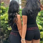 Black and red Ohio state buckeyes shorts Photo 2