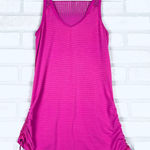 Lululemon  Hot Pink Workout‎ Tank Top Drawstring Athleisure Sleeveless, Small Photo 0