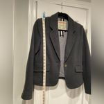 Cartonnier Anthropologie Gray Cotton Blend Everyday Blazer Button Front Size 2 Photo 8