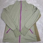 Nike Pro Dri Fit Purple Stripe Swoosh Full Zip Women’s Jacket Sz XL Photo 0