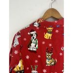 Nick & Nora New  Reindogs Christmas Nightgown Dog Pajamas Large Sleep Shirt Red Photo 7