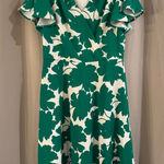 Shelby & Palmer  Cream and Green Dress Photo 0