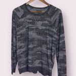 Lucky Brand Long Sleeve Jersey Crew in Grey Camo - size large Photo 4