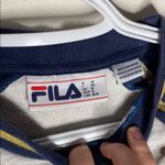 FILA  Rafaella gold sparkle colorblock sweatshirt size M Photo 8