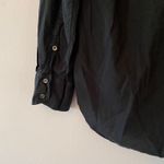 Xirena Beau Black Long Sleeve Button Down Shirt Boyfriend Oversized size Medium Photo 6