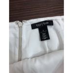 White House | Black Market  Skirt Sz 6 Textured Cream Straight Office Work Lined Photo 2
